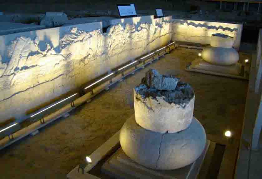 بقایای یافت شده در محوطه بندیان