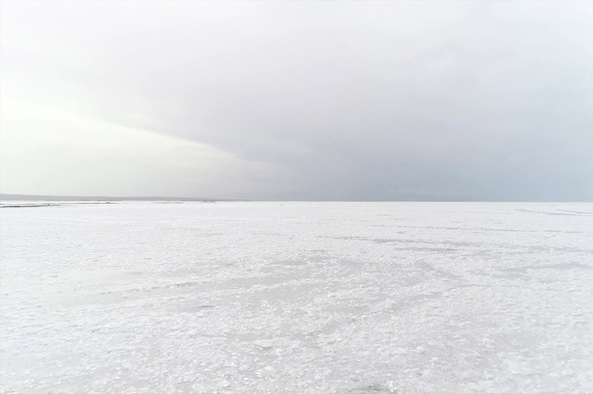 موقعیت جغرافیایی دریاچه نمک آران و بیدگل