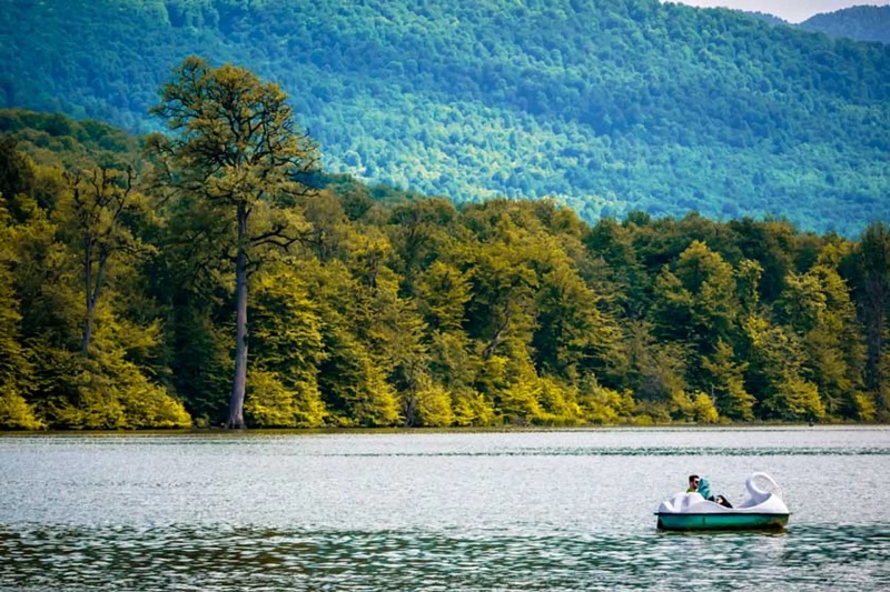 تصویر دریاچه الندان در ساری