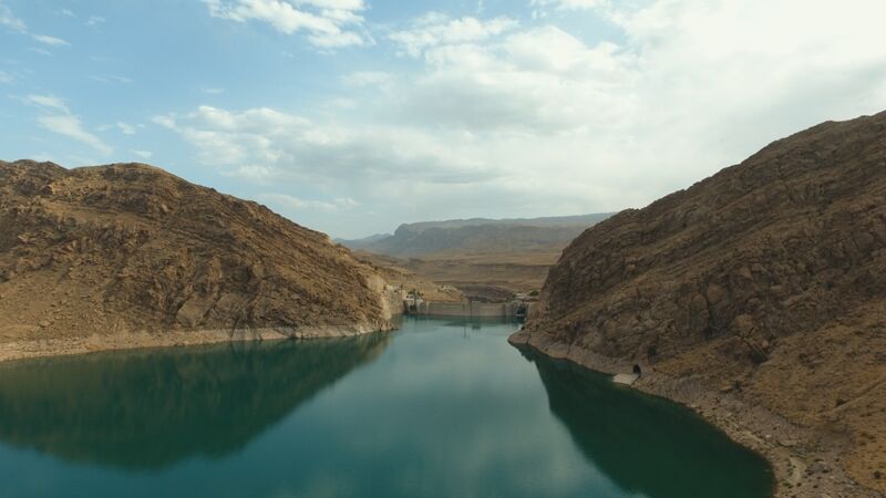 دریاچه سد جیرفت