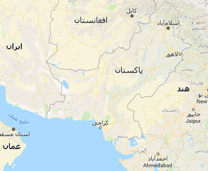 موقعیت جغرافیایی کراچی